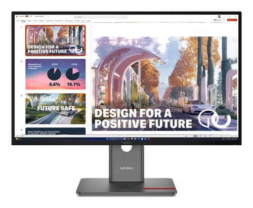 Monitor LENOVO ThinkVision P27QD-40 LED IPS 27", QHD (2K) (2560 x 1440), G-Sync/FreeSync, 120Hz, DisplayPort/HDMI/USB-C, Negro