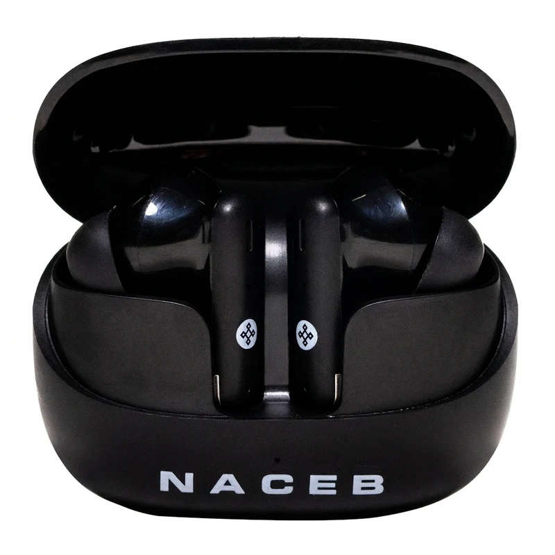 Headset NACEB NA-0322 In-Ears, Bluetooth 5.3, USB Tipo C, Control Tactil, ANS+ENC