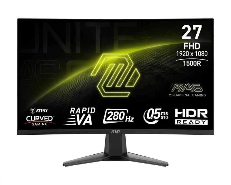 Monitor Gamer MSI MAG 276CXF LED VA Curvo 27", 1920x1080 Full HD, G-Sync/FreeSync, 280Hz, HDMI/DisplayPort, Negro
