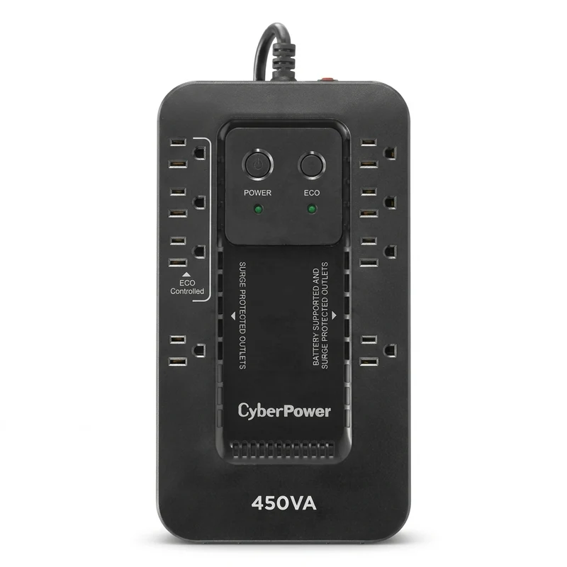 No Break CyberPower EC450G, 450 VA, 260 W, 8 contactos NEMA 5-15R