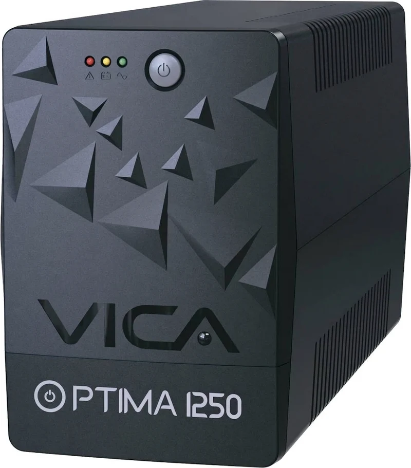 No Break VICA OPTIMA 1250, 1250 VA, 600 W, Negro
