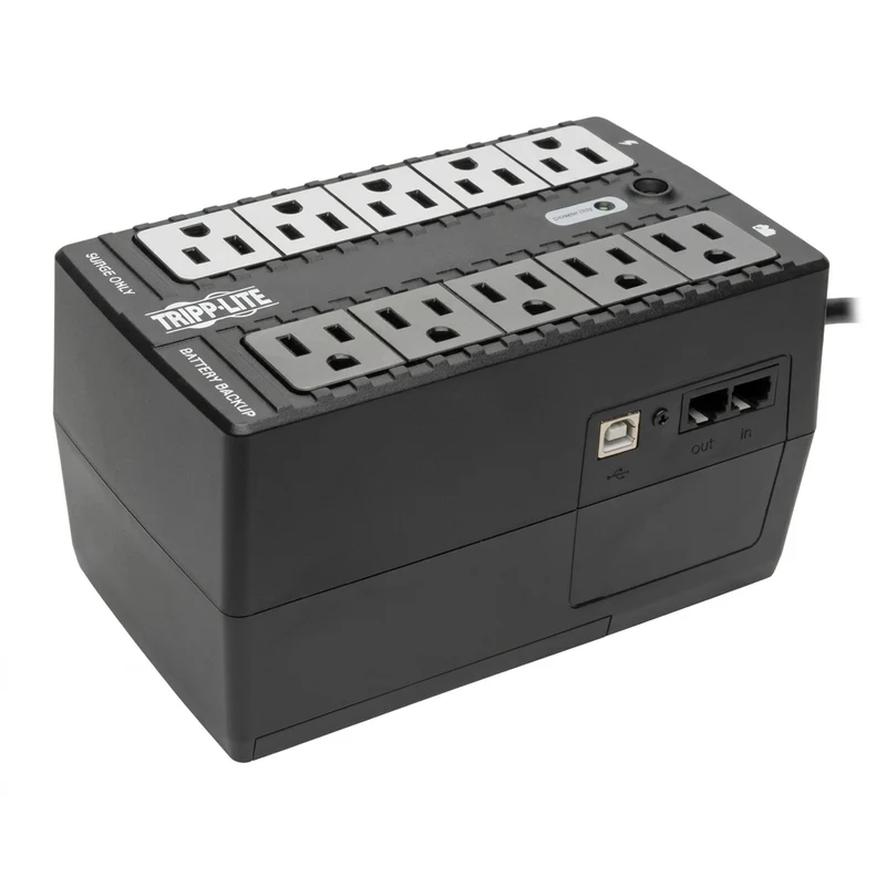 No Break Tripp-Lite INTERNET550U, 550 VA, 300 W, Negro