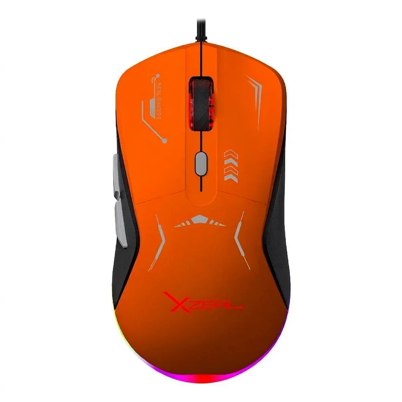 Mouse Gamer Xzeal XZPM1NG, Gris