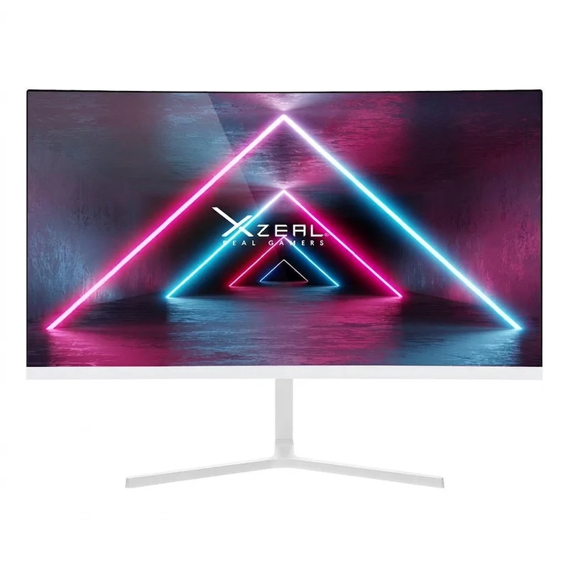 Monitor Gamer Xzeal XSPMG07W VA Curvo 23.8", 1920x1080 Full HD, 100Hz, HDMI/VGA, Blanco