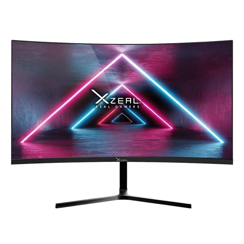 Monitor Gamer Xzeal XSPMG07B VA Curvo 23.8", 100 x 100, 100Hz, HDMI/VGA, Negro