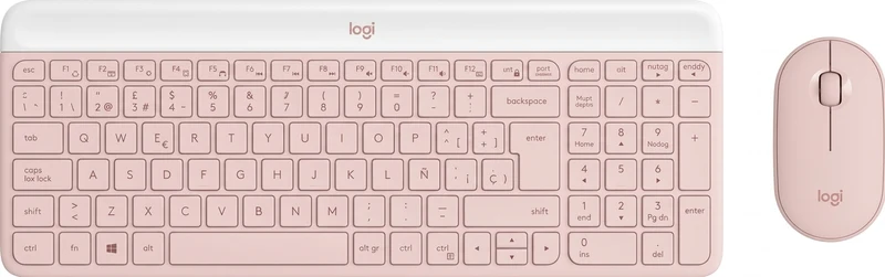 Kit Teclado y Mouse LOGITECH 920-011312, Rosa