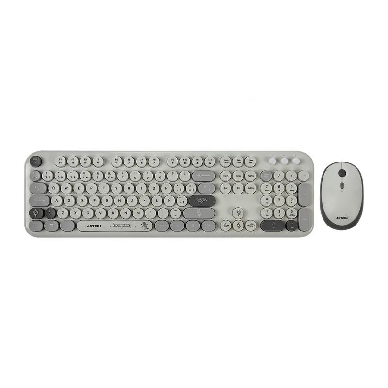 Kit Teclado y Mouse ACTECK MK485, Gris