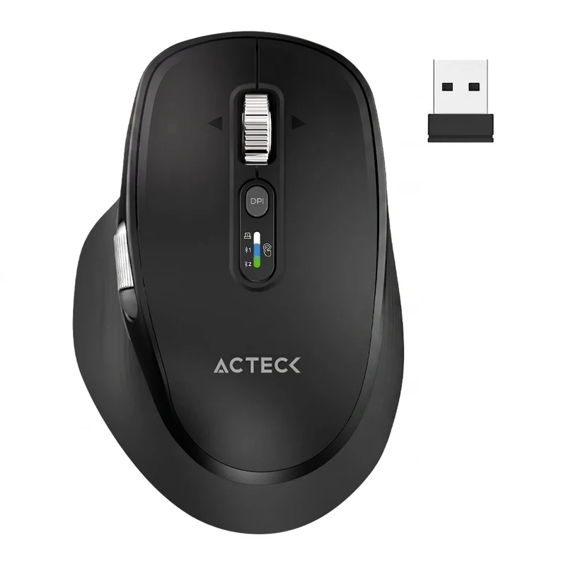 Mouse ACTECK VIRTUOS PRO ULTRA MI777 Inalámbrico, Negro