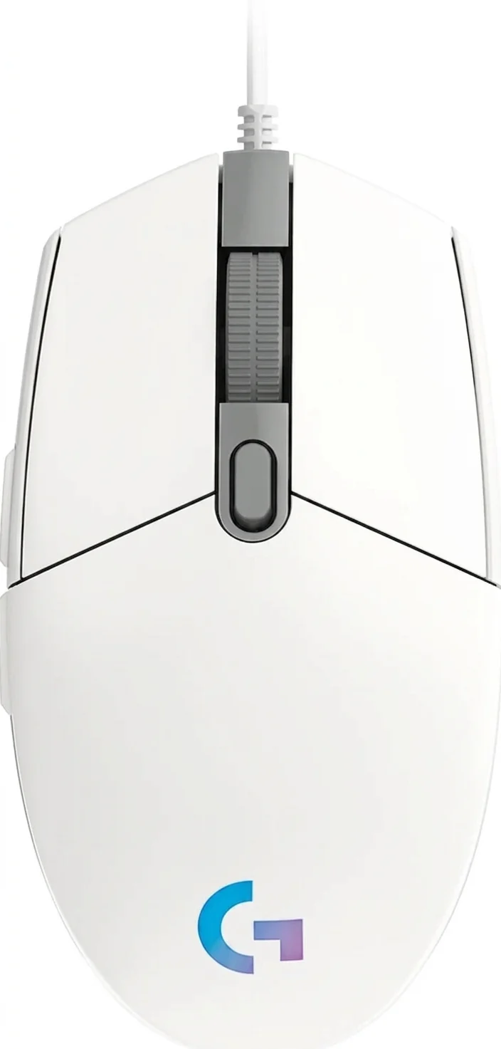 Mouse Gamer LOGITECH G203, 200-8.000 dpi, USB, Color blanco