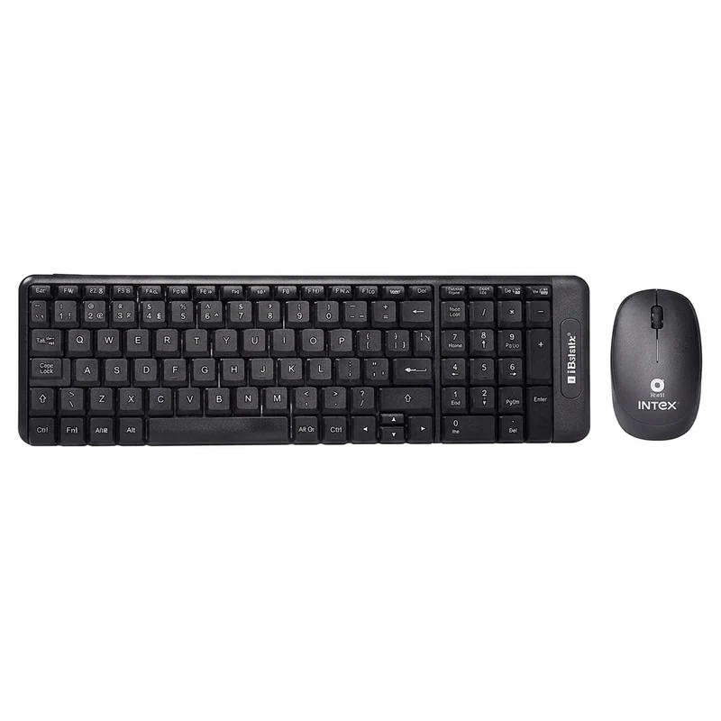 Kit Teclado y Mouse BROBOTIX 6000618, Negro