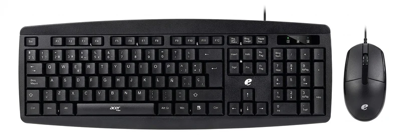 Kit Teclado y Mouse ACER EAK030, Negro