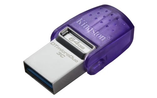 Minidisco Pendrive 64GB. Kingston Microduo 3C USB 3.0 / USB-C