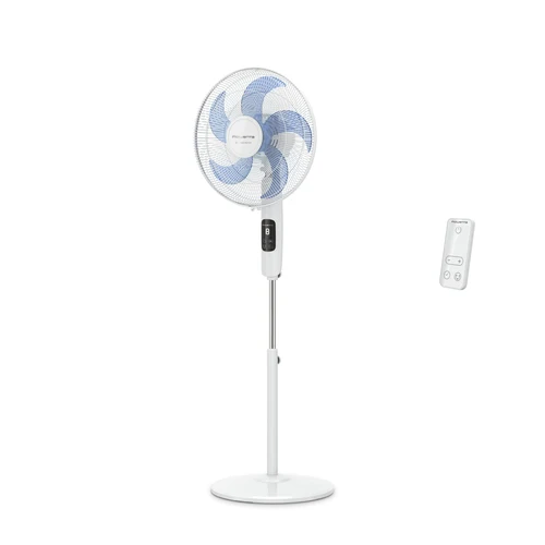 Rowenta Vu5450f0 Turbo Silence Ventilador De Pie Blanco