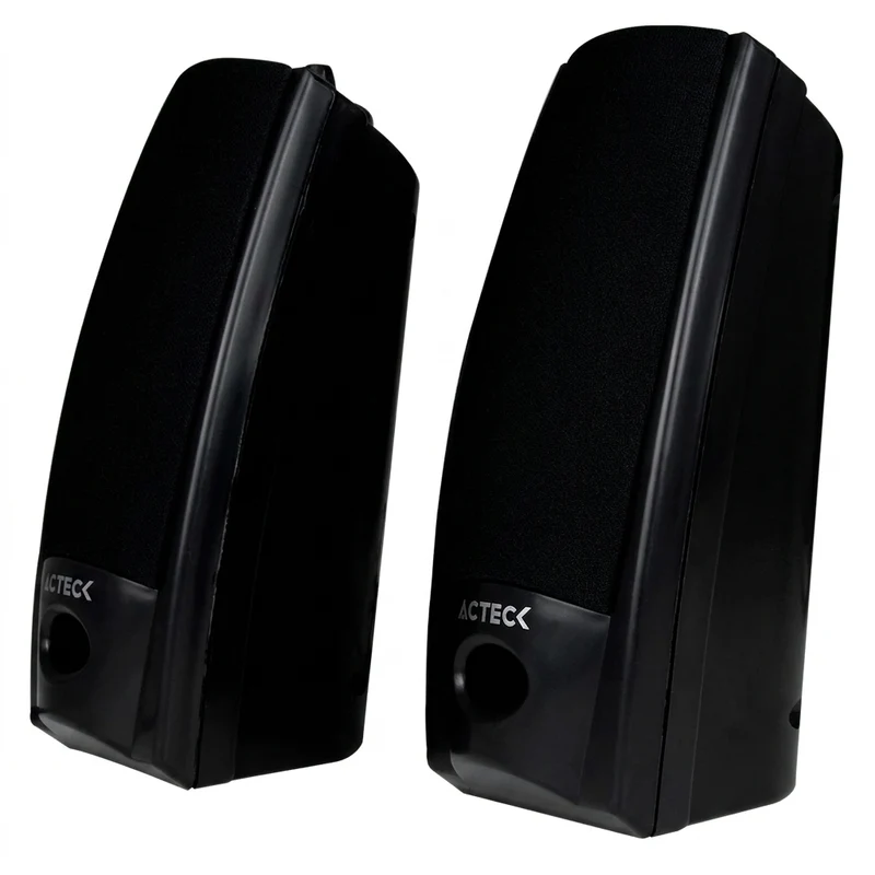 Bocinas ACTECK AX-2500, 3.5 MM, Negro