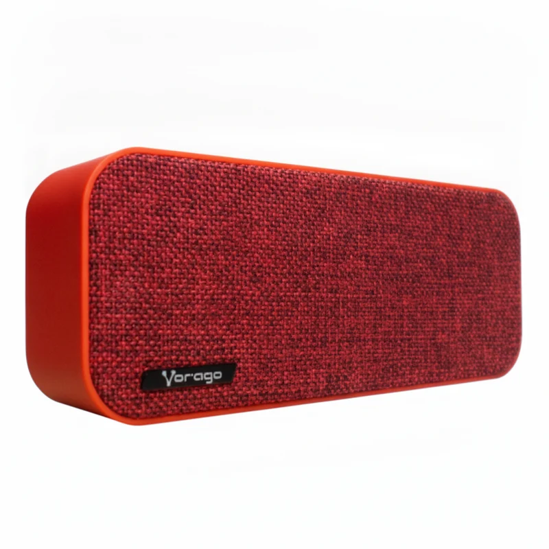 Bocina Portátil Bluetooth VORAGO BSP-150, Rojo