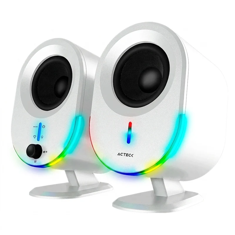 Bocinas ACTECK BS630 Bluetooth, Blanco