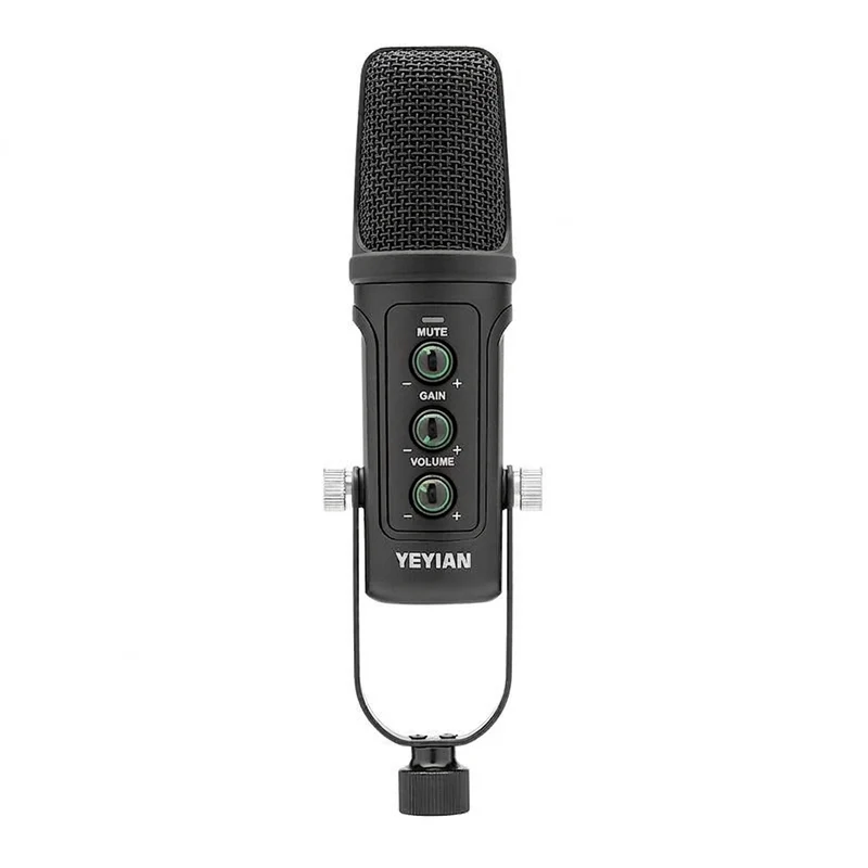 Micrófono Yeyian YSA-UCHQ-01, USB, Negro