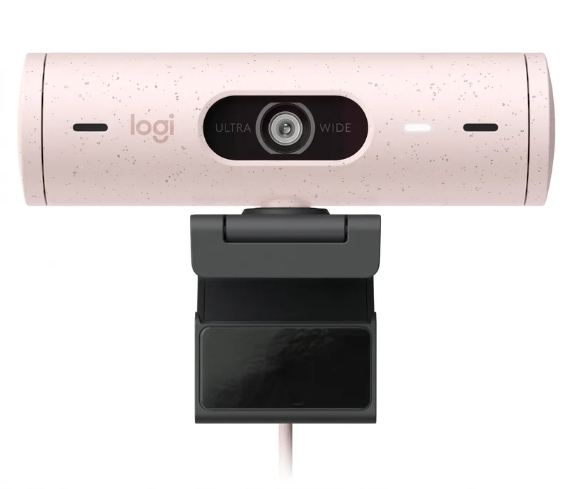 Webcam LOGITECH BRIO 500 LED, Full HD (1920 x 1080), USB-C, Rosa