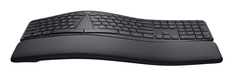 Teclado LOGITECH ERGO K860 Curvo, 456 x 233, Negro