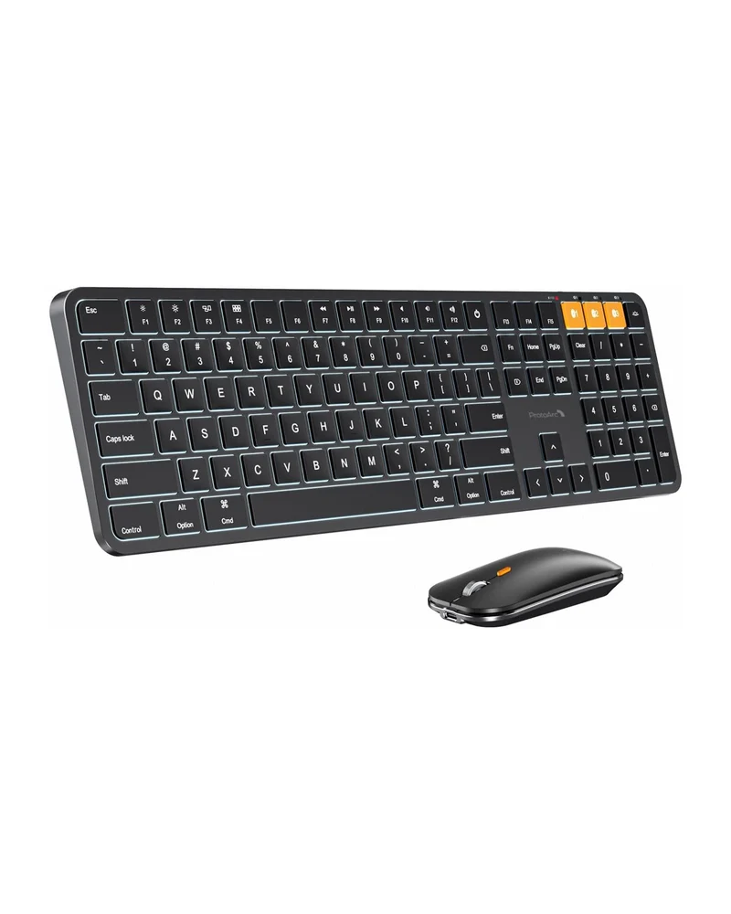 KM100-A Backlit Slim Keyboard & Mouse Combo for Mac (UK Layout)