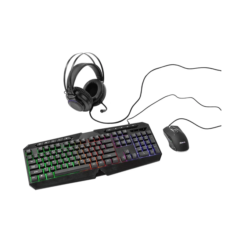 Gaming Planet Combo Gaming Auriculares Teclado y Raton