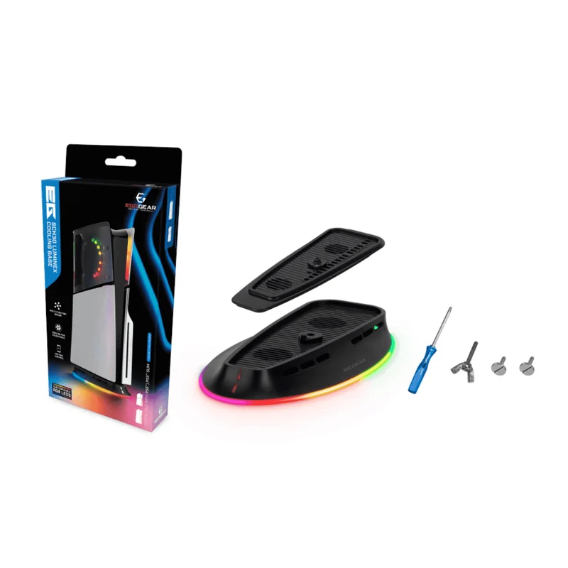 Base de refrigeración para PS5/PS5 Slim EgoGear SCH30 Luminex RGB