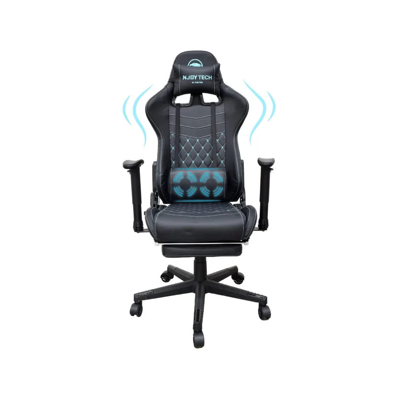 Silla Gamer Njoytech By Halten Ergonómica con Cojin Lumbar Masajeador