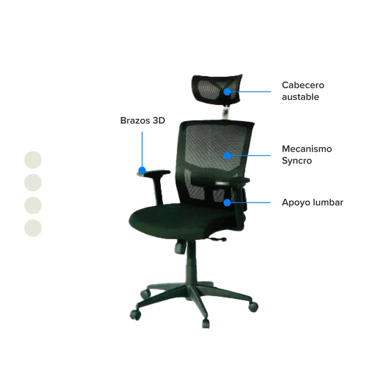 Silla de Oficina Presidente Nairobi