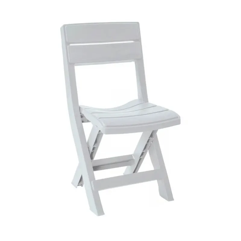 Silla Plástica Plegable Luma Gris